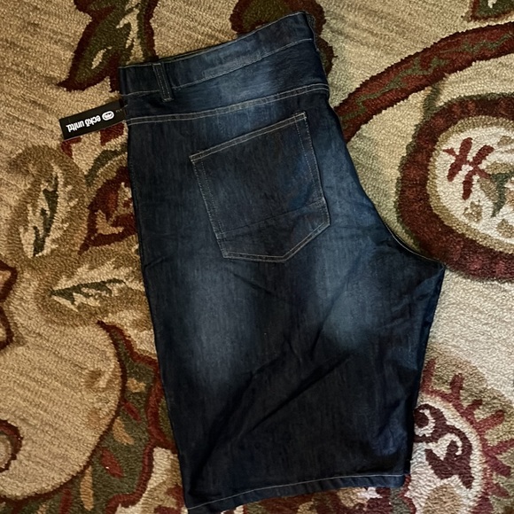 ECKO UNLTD  Size 44 Men's Bermuda Denim Shorts Med/Dark Blue Cozy Fit $54 NEW - Picture 11 of 13